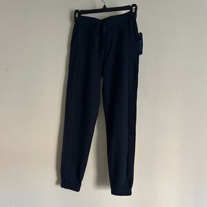 NAUTICA Girl Jogger Pants Size 8 Performance Stretch Navy Blue School Uniform
